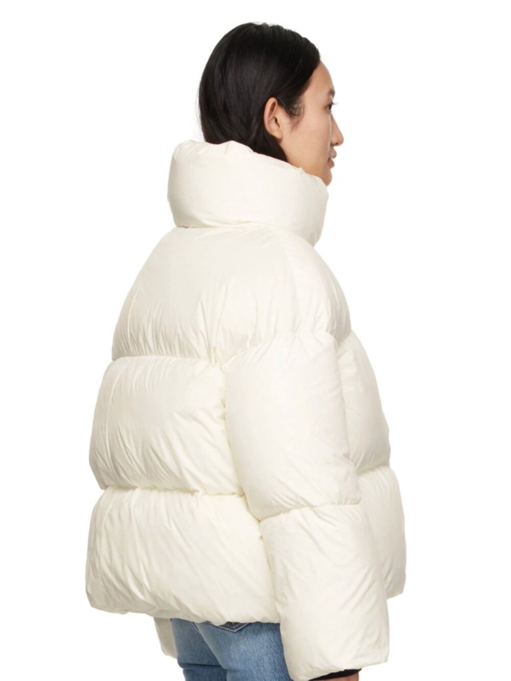Khaite Puffer Jacket Size Small in White Ivory - Picture 3 of 6